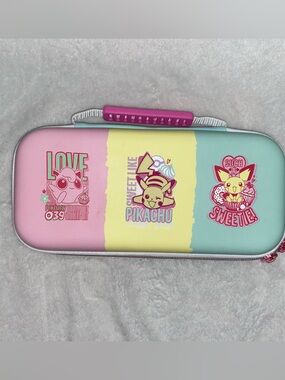 Sweetie Trio switch Carry Case - Pink, Yellow & Mint